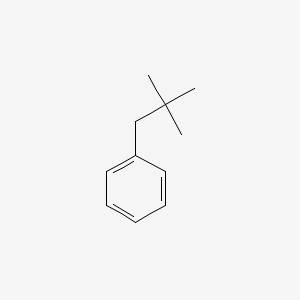 (2,2-dimethyl-1-propyl)benzene structure, CAS 1007-26-7