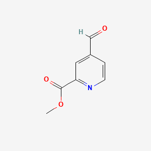 methyl4-formylpyridine-2-carboxylate structure, CAS 64463-46-3