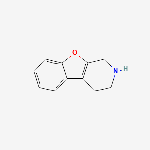1,2,3,4-Tetrahydro-Benzofuro[2,3-C]Pyridine structure, CAS 106792-29-4