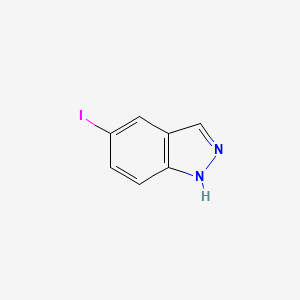 5-iodo-1H-indazole structure, CAS 55919-82-9