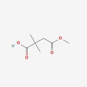 4-methylester2,2-dimethyl-Butanedioicacid structure, CAS 54043-71-9