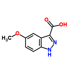 5-methoxy-1H-indazole-3-carboxylicacid structure, CAS 90417-53-1