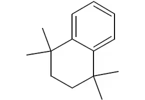 1,1,4,4-Tetramethyl-1,2,3,4-tetrahydronaphthalene structure, CAS 6683-46-1