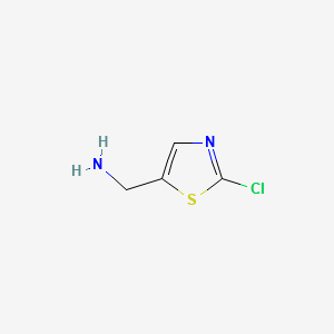 2-chloro-5-aminomethylthiazole structure, CAS 120740-08-1