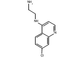 N-(2-aminoethyl)-7-chloroquinolin-4-amine structure, CAS 5407-57-8