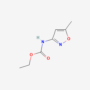 Carbamicacid,(5-methyl-3-isoxazolyl)-,ethylester(9CI) structure, CAS 92087-97-3