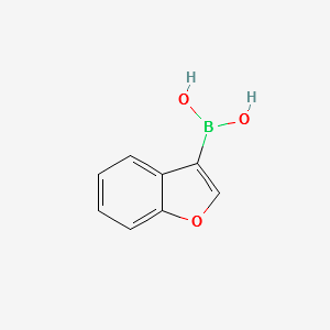 Benzofuran-3-boronicacid structure, CAS 317830-83-4