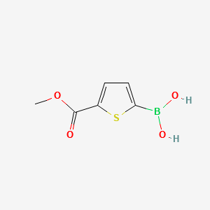 5-Methoxycarbonyl-2-thiopheneboronicacid structure, CAS 876189-21-8