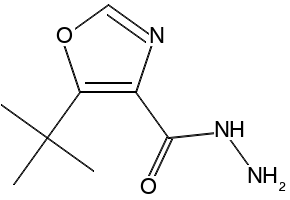 oxazole-4-carbohydrazide structure, CAS 885274-12-4