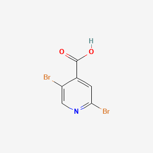2,5-Dibromopyridine-4-carboxylicacid structure, CAS 942473-59-8