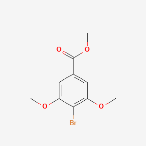 methyl4-bromo-3,5-dimethoxybenzoate structure, CAS 26050-64-6
