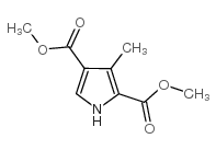 3-Methylpyrrole-2,4-dicArboxylicAciddimethylester structure, CAS 3780-42-5