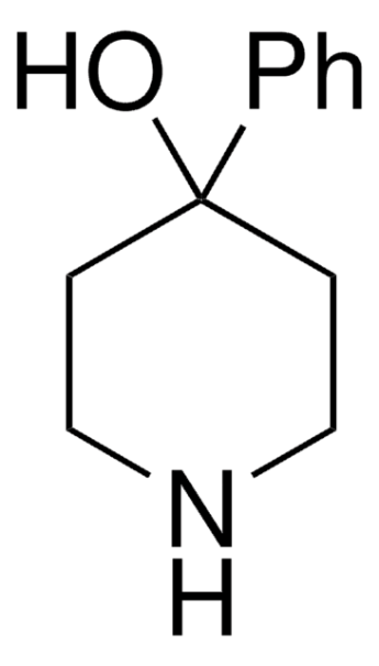 4-Hydroxy-4-phenylpiperidine structure, CAS 40807-61-2