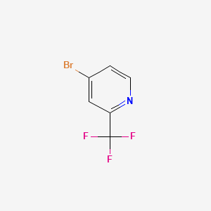 4-bromo-2-(trifluoromethyl)pyridine structure, CAS 887583-90-6