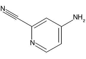 4-Aminopyridine-2-carbonitrile structure, CAS 98139-15-2