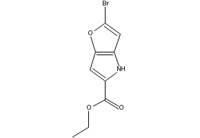2-bromo-4H-furo[3,2-b]pyrrole-5-carboxylicacid structure, CAS 332099-11-3