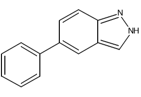 5-phenyl-1H-indazole structure, CAS 185316-58-9