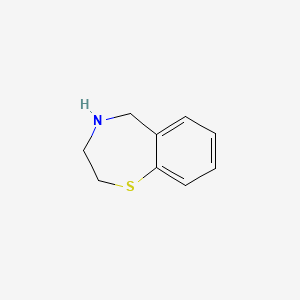 6,7,8,9-Tetrahydro-5-thia-8-aza-benzocycloheptene structure, CAS 58980-39-5