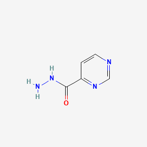 pyrimidine-4-carbohydrazide structure, CAS 39513-54-7