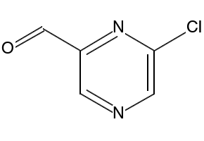 6-Chloro-pyrazine-2-carbaldehyde structure, CAS 874114-34-8