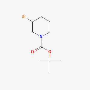 1-BOC-3-bromopiperidine structure, CAS 849968-26-3