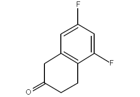 5,7-Difluoro-3,4-dihydro-2H-naphthalen-1-one structure, CAS 172366-38-0