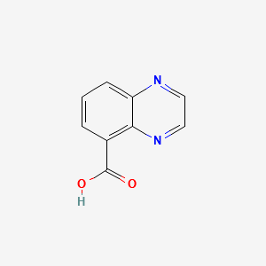 quinoxaline-5-carboxylicacid structure, CAS 6924-66-9