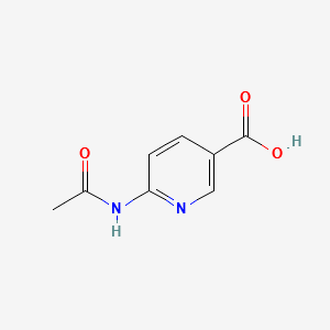 6-acetamidopyridine-3-carboxylicacid structure, CAS 21550-48-1