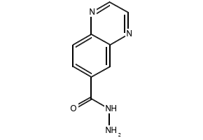 quinoxaline-6-carbohydrazide structure, CAS 175204-23-6