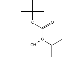 tert-butyl2-hydroxy-3-methylbutanoate structure, CAS 2528-17-8