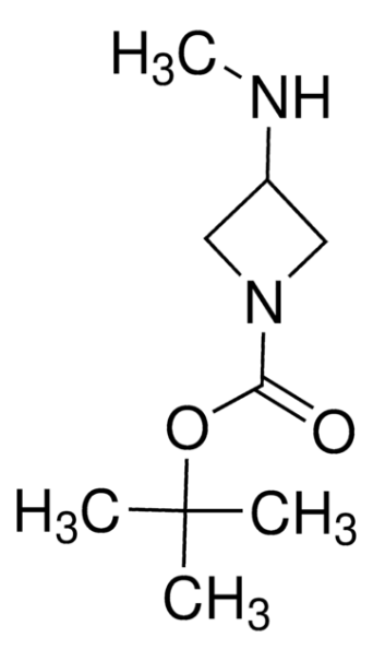 tert-butyl3-(methylamino)azetidine-1-carboxylate structure, CAS 454703-20-9