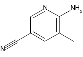 6-amino-5-methylpyridine-3-carbonitrile structure, CAS 183428-91-3