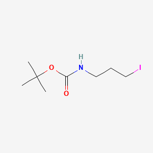 tert-butyl3-iodopropylcarbamate structure, CAS 167479-01-8