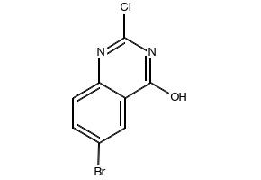 6-bromo-2-chloroquinazolin-4(3H)-one structure, CAS 167158-70-5