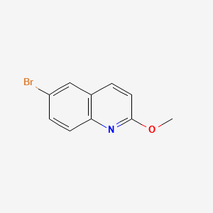 6-bromo-2-methoxyquinoline structure, CAS 99455-05-7
