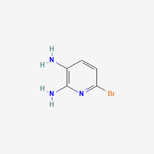 6-bromopyridine-2,3-diamine structure, CAS 129012-04-0