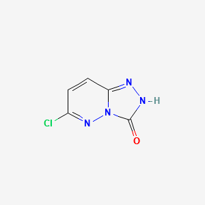 6-chloro-[1,2,4]triazolo[4,3-b]pyridazin-3(2H)-one structure, CAS 33050-32-7