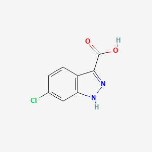 6-chloro-1H-indazole-3-carboxylicacid structure, CAS 129295-31-4