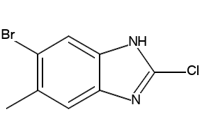 6-chloro-2-methyl-1H-benzo[d]imidazole-5-carbaldehyde structure, CAS 26436-27-9