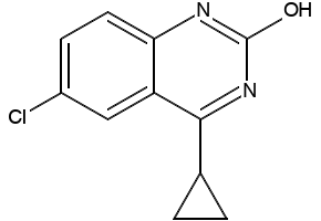6-Chloro-4-cyclopropyl-1H-quinazolin-2-one structure, CAS 150878-36-7