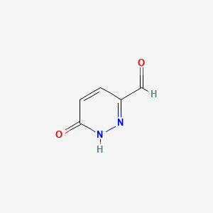 6-hydroxypyridazine-3-carbaldehyde structure, CAS 933734-91-9