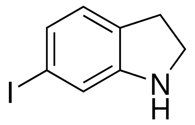 6-iodoindoline structure, CAS 114144-16-0