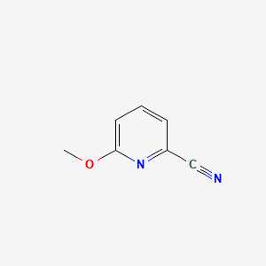 6-methoxypyridine-2-carbonitrile structure, CAS 83621-01-6