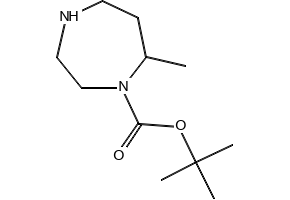 tert-butyl3-methyl-1,4-diazepane-1-carboxylate structure, CAS 194032-35-4