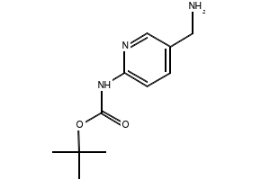 tert-butyl5-(aminomethyl)pyridin-2-ylcarbamate structure, CAS 187237-37-2