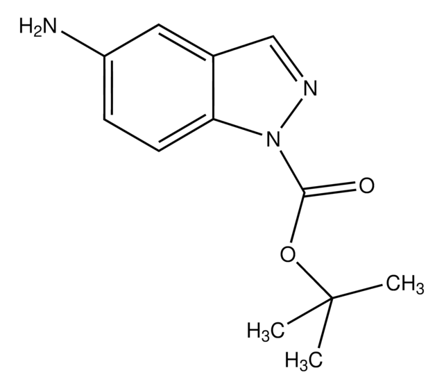 tert-butyl5-amino-1H-indazole-1-carboxylate structure, CAS 129488-10-4