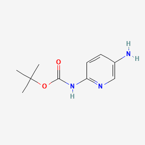 tert-butyl5-aminopyridin-2-ylcarbamate structure, CAS 220731-04-4