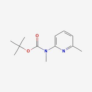 tert-butyl6-methylpyridin-2-ylcarbamate structure, CAS 205676-84-2