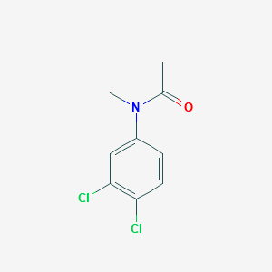 N-(3,4-dichlorophenyl)-N-methylacetamide structure, CAS 40233-28-1