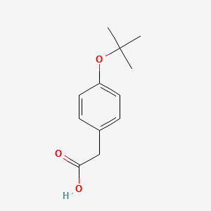 4-tert-Butoxy)phenylaceticacid structure, CAS 135066-21-6